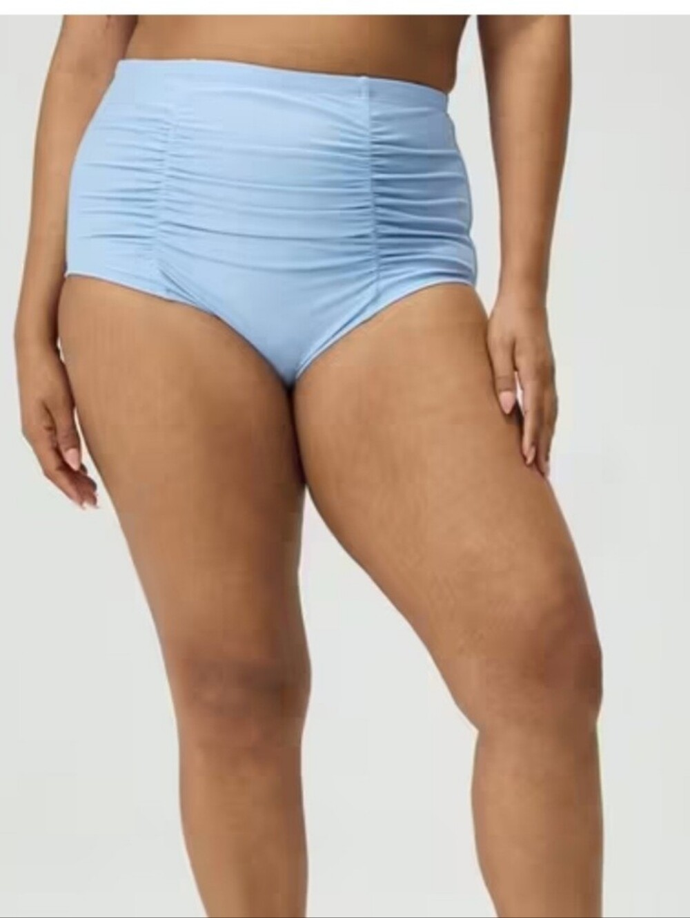 Torrid 4 High-Rise Ruched Swim Bottom